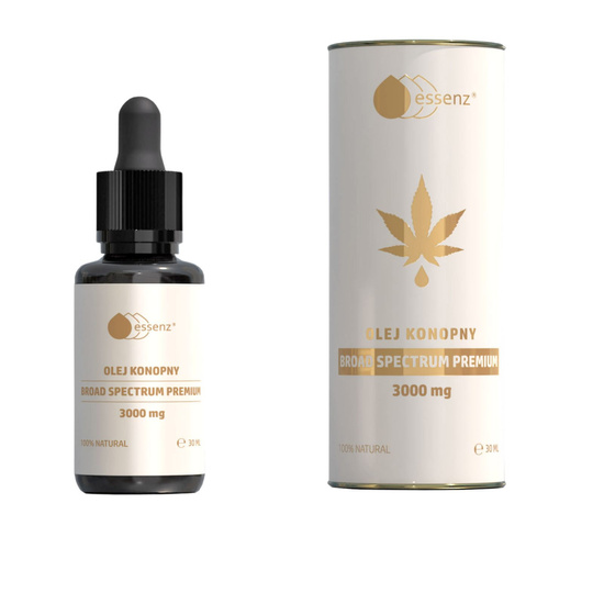 Olej konopny broad spectrum premium 3000 mg 30ml