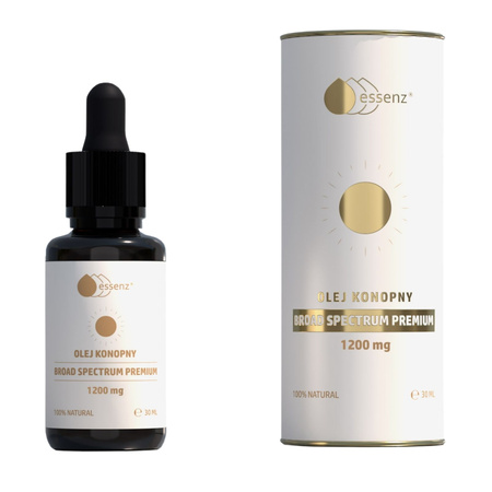 Broad spectrum premium hemp oil 1200 mg 30ml