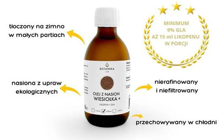 ESSENTIAL OIL WITH LIKOPENE AND GLA - elixir of health 250ml
