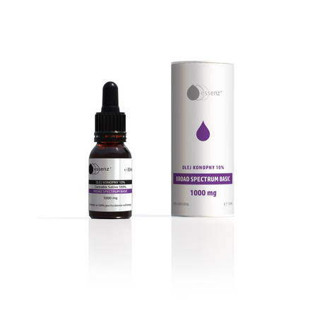 Basic Broad Spectrum Hemp Oil 10% 1000 mg 10 ml