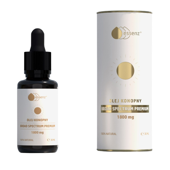 Olej konopny broad spectrum premium 1800 mg 30ml