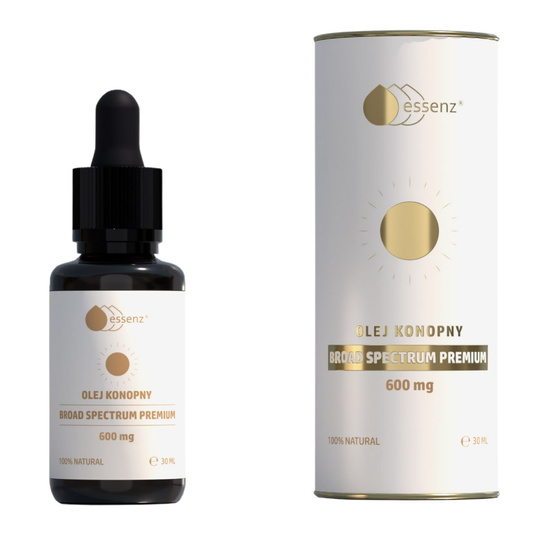 Olej konopny broad spectrum premium 600 mg 30ml
