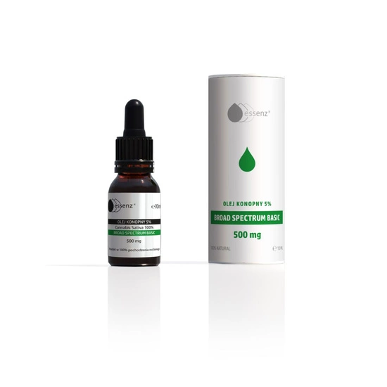 Olej konopny Basic Broad Spectrum 5% 500 mg 10 ml